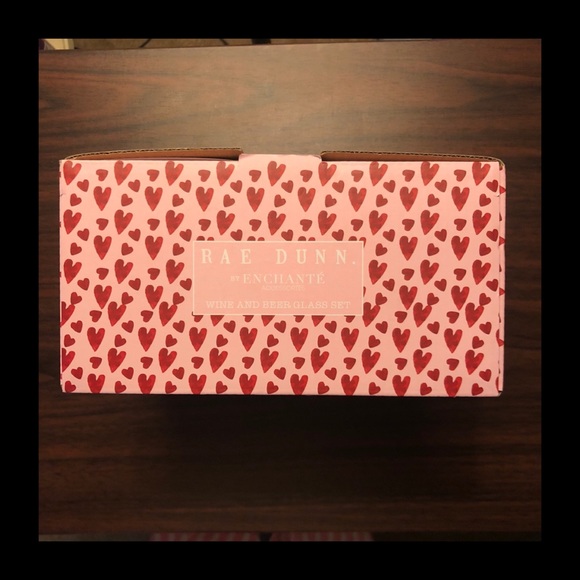 NIB Rae Dunn Wine and Beer Glass Set - Picture 4 of 8